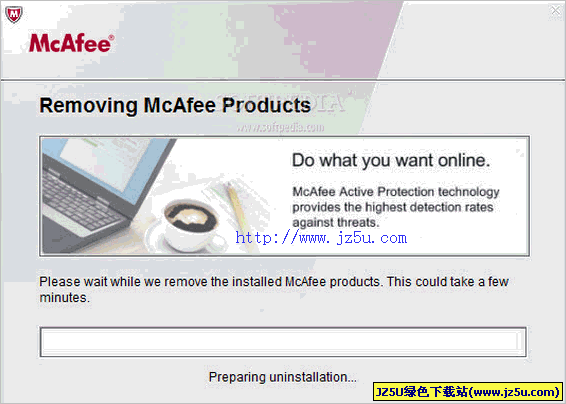 麦咖啡卸载McAfee Consumer Product Removal Tool 6.0.151.0