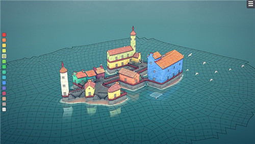 城镇建造模拟townscaper游戏截图