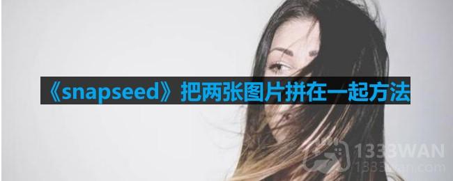 snapseed怎么把两张图片拼在一起-把两张图片拼在一起方法