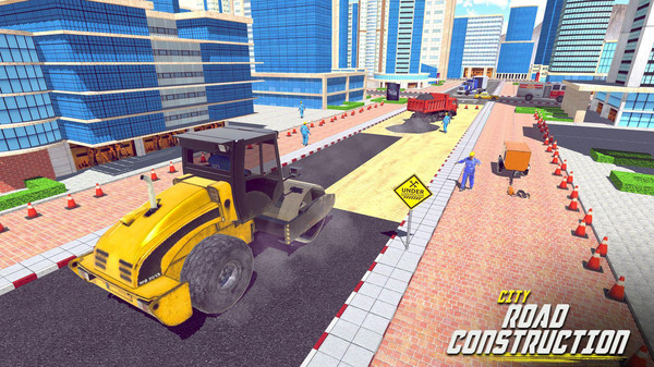 道路施工模拟器游戏