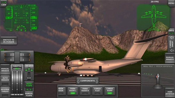 涡轮螺旋桨飞行模拟器客机模组截图1