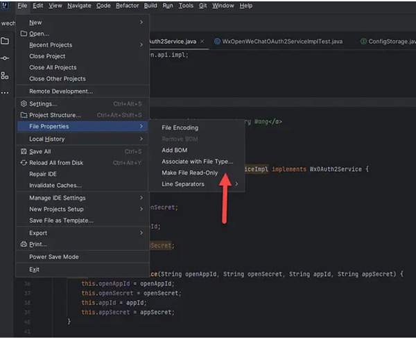 intellij idea文件只读解决方法