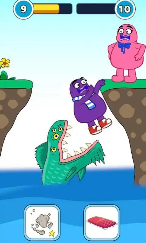 紫色怪物冒险手游0