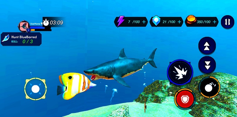 鲨鱼猎人模拟器0