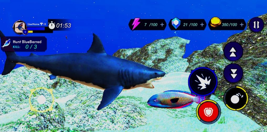 鲨鱼猎人模拟器官方中文版0