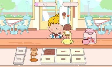 冰淇淋咖啡馆