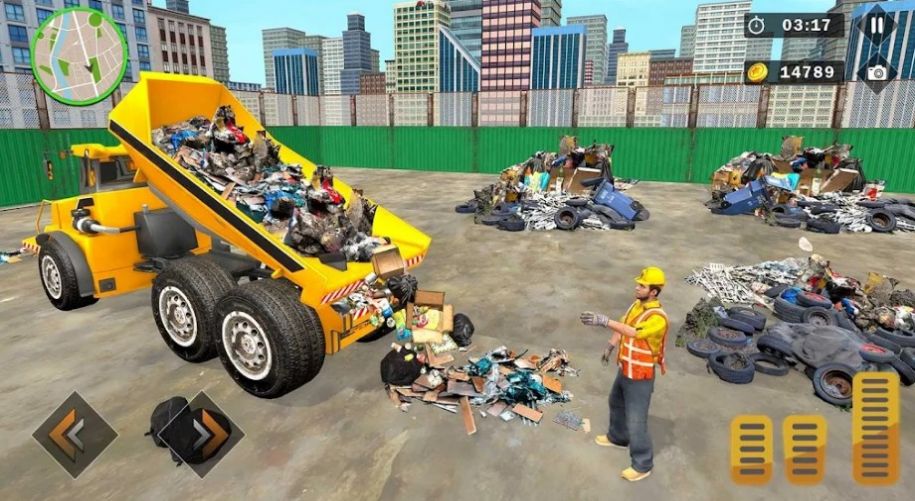 城市垃圾收集车模拟驾驶3