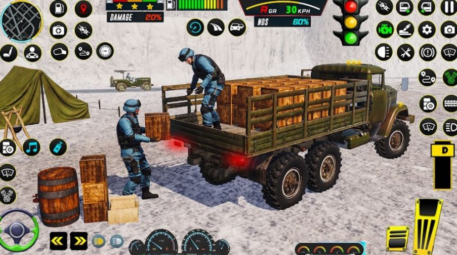 陆军卡车物资运输模拟器3