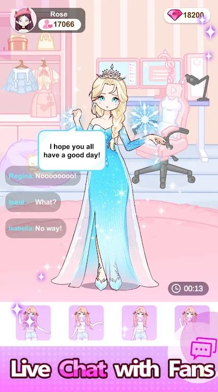 Live Star Doll Dress Up Games截图2