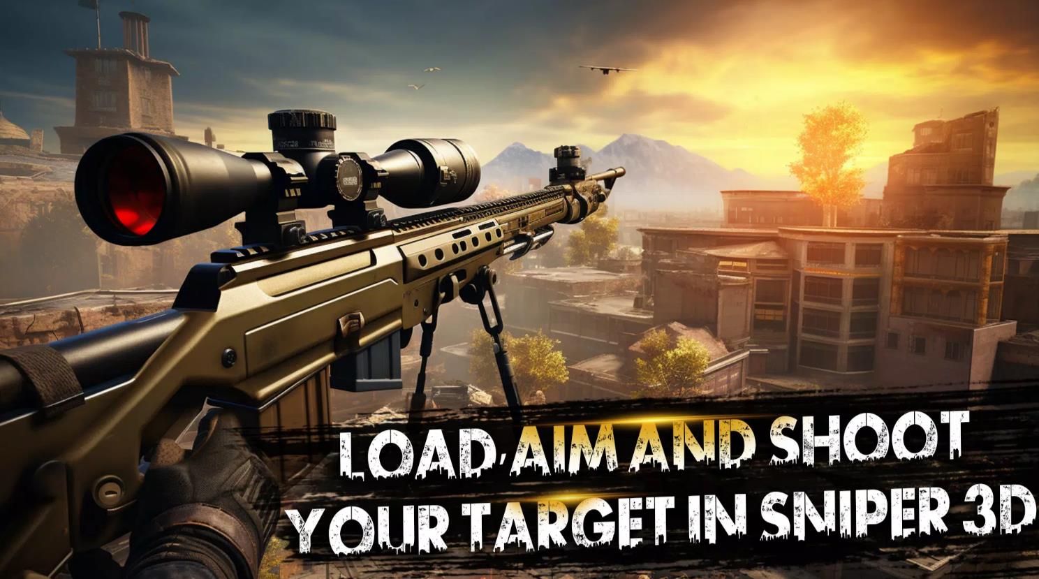Sniper 3D Gun Shooting Games截图2