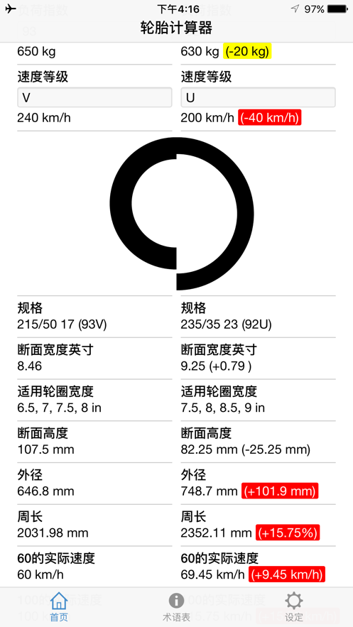 轮胎计算器app安卓