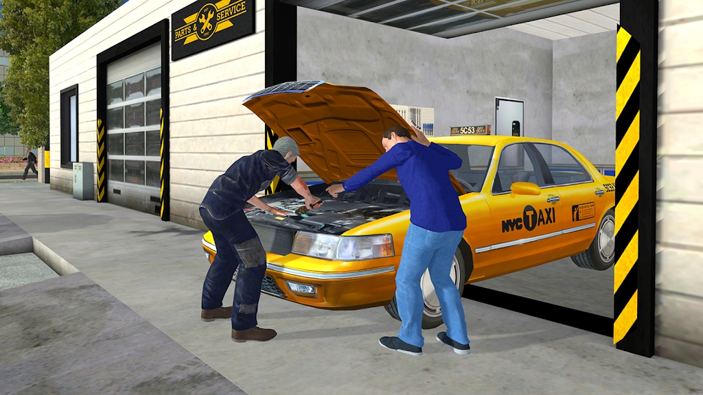 Taxi Driver Car Parking Games