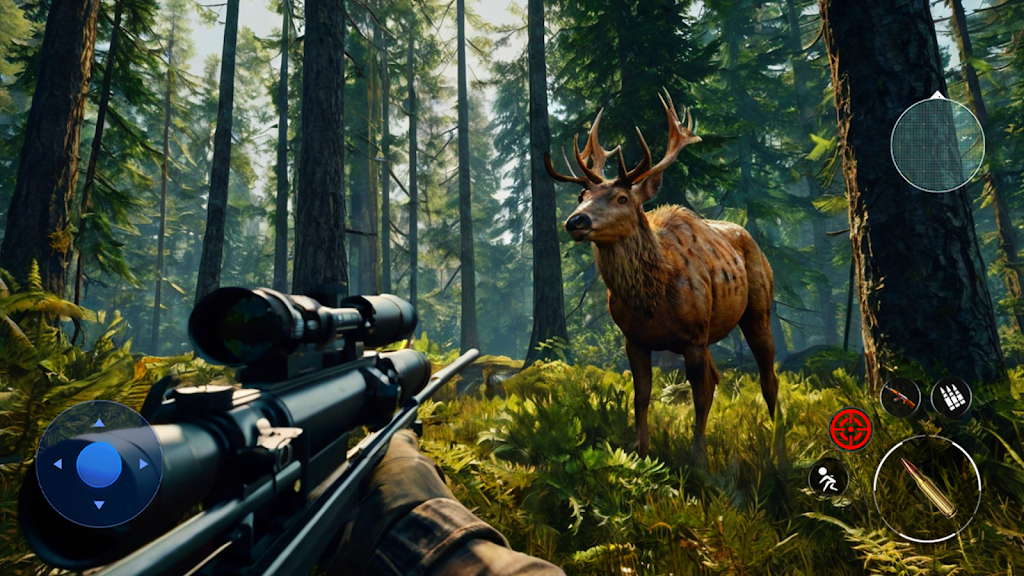森林猎人动物射击